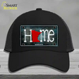 Minnesota Home State Outline Novelty License Plate Hat Mesh / Black