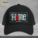 New Hampshire Home State Outline Novelty License Plate Hat Mesh / Black