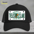 Florida Tresure Island Novelty License Plate Hat Mesh / Black