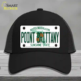 Florida Point Brittany Novelty License Plate Hat Mesh / Black