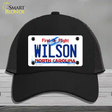 Wilson North Carolina Flight Novelty License Plate Hat Mesh / Black