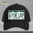 Alpine Loop Colorado Novelty License Plate Hat Mesh / Black