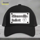 Murrells Inlet SC Novelty License Plate Hat Mesh / Black