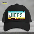 Hers Arizona Novelty License Plate Hat Mesh / Black