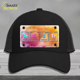 Teacher Periodic Table Novelty License Plate Hat Mesh / Black