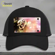 Watercolor Rose Novelty License Plate Hat Mesh / Black