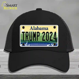 Trump 2024 Alabama Novelty License Plate Hat Mesh / Black