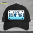 Trump 2024 Kentucky Novelty License Plate Hat Mesh / Black