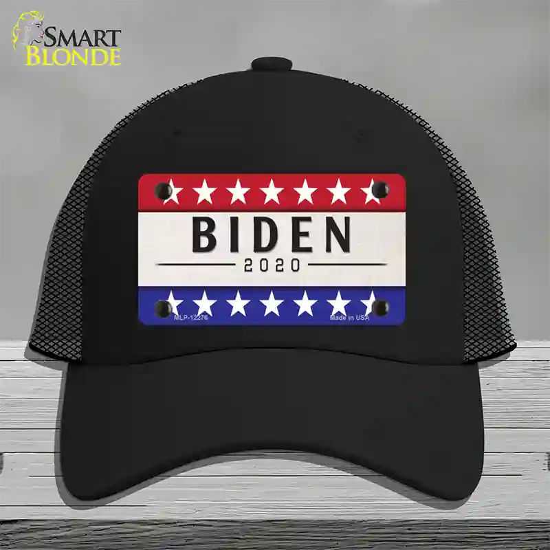 Joe Biden 2020 Novelty License Plate Hat Mesh / Black