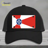 Wichita Flag Novelty License Plate Hat Mesh / Black