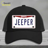 Ohio Jeeper Novelty License Plate Hat Mesh / Black