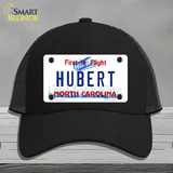 North Carolina Hubert Novelty License Plate Hat Mesh / Black