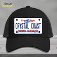 North Carolina Crystal Coast Novelty License Plate Hat Mesh / Black