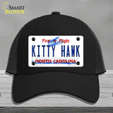 North Carolina Kitty Hawk Novelty License Plate Hat Mesh / Black