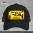 I love Arizona Yellow Novelty License Plate Hat Mesh / Black