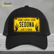 Arizona Sedona Novelty License Plate Hat Mesh / Black