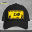 Arizona Tucson Novelty License Plate Hat Mesh / Black