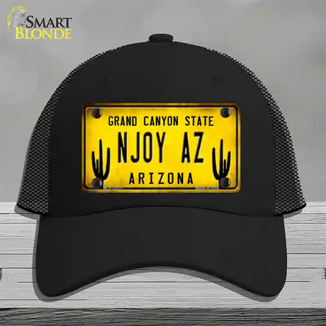 Arizona NJOY AZ Novelty License Plate Hat Mesh / Black