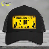 Arizona 2 Hot Novelty License Plate Hat Mesh / Black