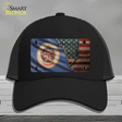 Minnesota/American Flag Novelty License Plate Hat Mesh / Black