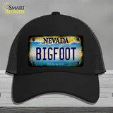 Bigfoot Nevada Novelty License Plate Hat Mesh / Black