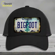 Bigfoot Oregon Novelty License Plate Hat Mesh / Black