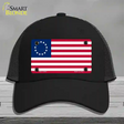 Betsy Ross American Flag Novelty License Plate Hat Mesh / Black