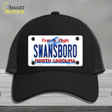 Swansboro North Carolina Novelty License Plate Hat Mesh / Black