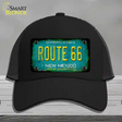 Route 66 New Mexico Rusty Novelty License Plate Hat Mesh / Black