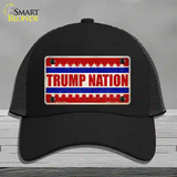 Trump Nation Novelty License Plate Hat Mesh / Black