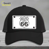 Route 66 Distressed Novelty License Plate Hat Mesh / Black