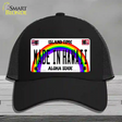 Made In Hawaii Novelty License Plate Hat Mesh / Black