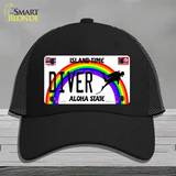 Diver Hawaii Novelty License Plate Hat Mesh / Black