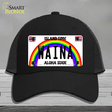 Waina Hawaii Novelty License Plate Hat Mesh / Black