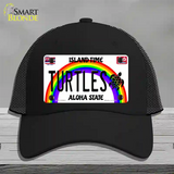 Turtles Hawaii Novelty License Plate Hat Mesh / Black