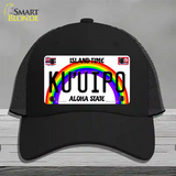 Ku Uipo Hawaii Novelty License Plate Hat Mesh / Black