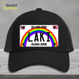 Laki Hawaii Novelty License Plate Hat Mesh / Black