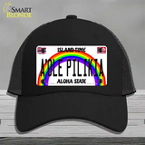 A Ole Pilikia Hawaii Novelty License Plate Hat Mesh / Black