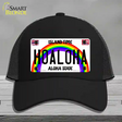 Hoaloha Hawaii Novelty License Plate Hat Mesh / Black