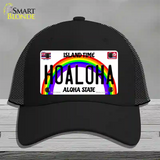 Hoaloha Hawaii Novelty License Plate Hat Mesh / Black