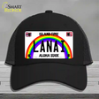 Lanai Hawaii Novelty License Plate Hat Mesh / Black