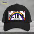 Niihau Hawaii Novelty License Plate Hat Mesh / Black