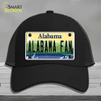 Alabama Fan Novelty License Plate Hat Mesh / Black