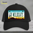 Go Wildcats Novelty License Plate Hat Mesh / Black