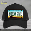 Arizona State Novelty License Plate Hat Mesh / Black