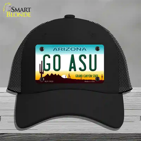 Go Arizona State Novelty License Plate Hat Mesh / Black