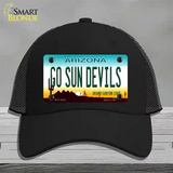 Go Sun Devils Novelty License Plate Hat Mesh / Black