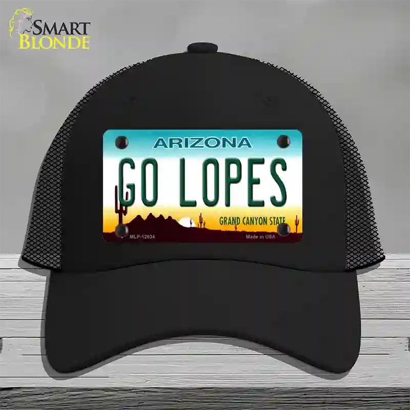 Go Lopes Novelty License Plate Hat Mesh / Black