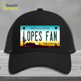 Lopes Fan Novelty License Plate Hat Mesh / Black