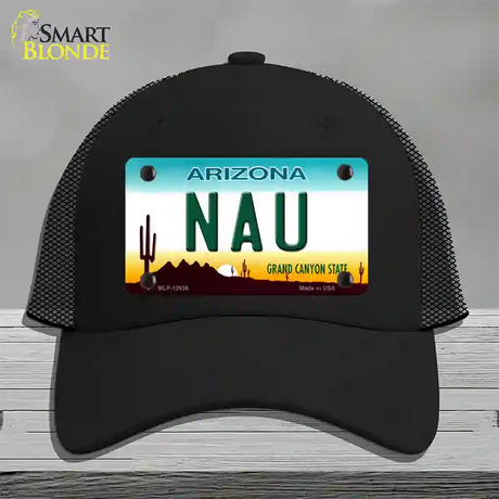 Northern Arizona Univ Novelty License Plate Hat Mesh / Black